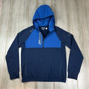 RALPH LAUREN RLX 1/2 Zip Pullover Boys L (14-16) Golf Fishing Softshell Blue